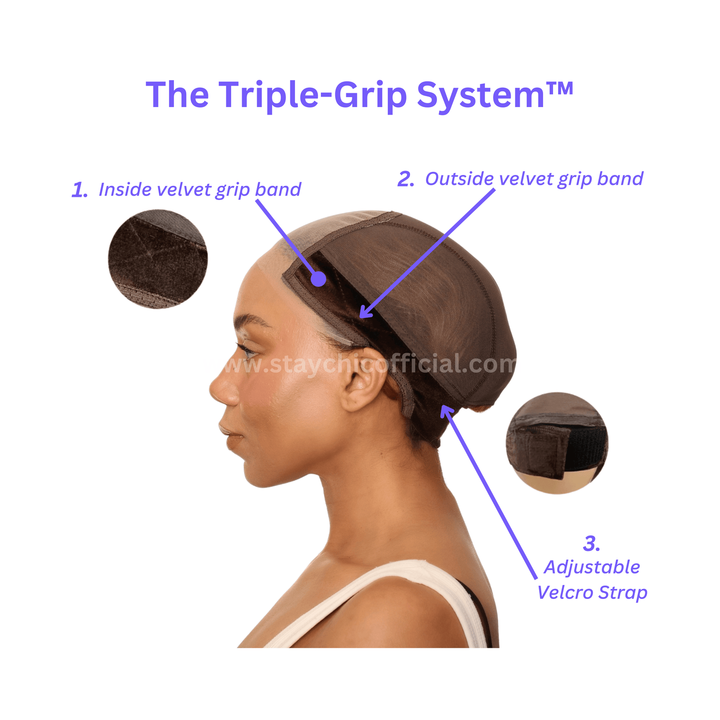 StayChic® Wig Grip Cap